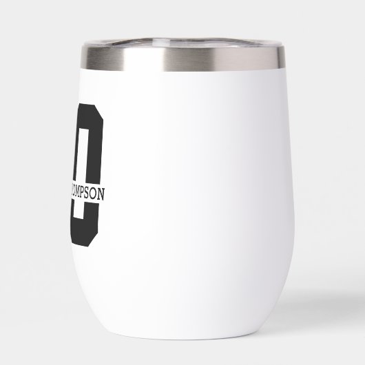 Gepersonaliseerde naam 50e verjaardag Modern (Achterkant)