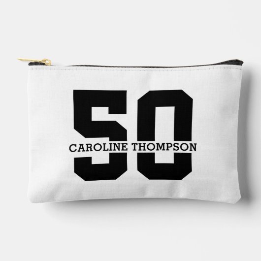 Gepersonaliseerde naam 50e verjaardag Modern Etui (Voorkant)