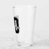 Gepersonaliseerde naam 50e verjaardag Modern Glas (Links)