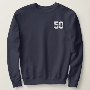 Gepersonaliseerde naam 50e verjaardag Modern Trui