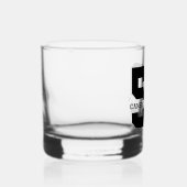 Gepersonaliseerde naam 50e verjaardag Modern Whisky Glas (Rechts)