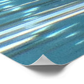 Gepersonaliseerde naam 50ste verjaardag Reflection Poster (Hoek)