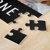 Gepersonaliseerde naam 9 Fotocollage Legpuzzel (Zijkant)