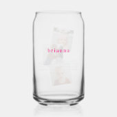 Gepersonaliseerde naam aangepaste definitie | 3 Fo Blikvorm Glas (Voorkant)