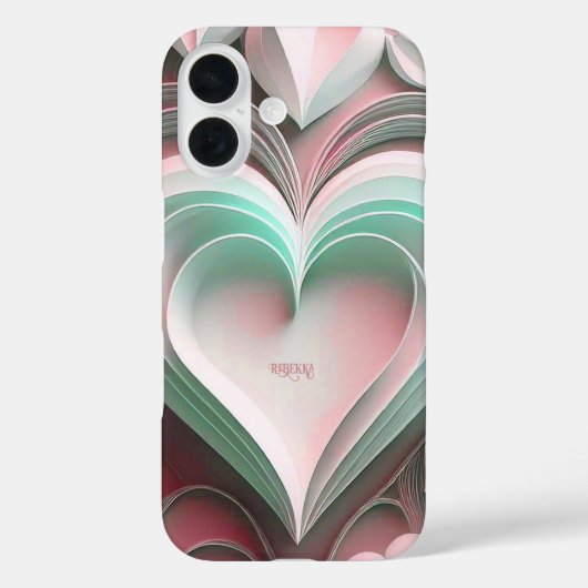 Gepersonaliseerde naam Aangepaste tekst Papieren h Case-Mate iPhone Case (Achterkant)