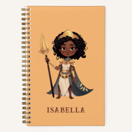 Gepersonaliseerde naam Afrikaanse kleine ridder kr Notitieboek