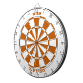 Gepersonaliseerde naam Afstuderen Cadeaus | verbra Dartbord (Voorkant Rechts)