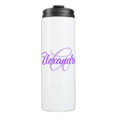 Gepersonaliseerde naam-Alexandria Thermosbeker (Voorkant)