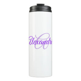 Gepersonaliseerde naam-Alexandria Thermosbeker