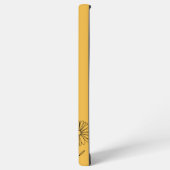 Gepersonaliseerde naam April daisy Geboorte Bloem Samsung Galaxy Hoesje (Linkerkant)