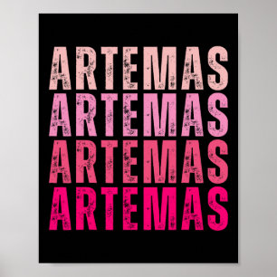 Gepersonaliseerde naam Artemas I Love Artemas  Poster
