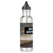 Gepersonaliseerde naam avontuur wandelen fietsen waterfles (Links)
