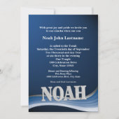 Gepersonaliseerde naam Bar Mitzvah Noah Kaart (Voorkant)