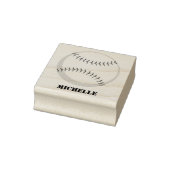 Gepersonaliseerde naam Baseball Rubberstempel (Stempel)