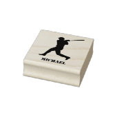 Gepersonaliseerde naam Baseball Rubberstempel (Stempel)