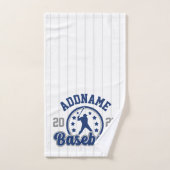 Gepersonaliseerde NAAM Baseball Team Speler Game Bad Handdoek (Handdoek)