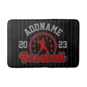 Gepersonaliseerde NAAM Baseball Team Speler Game Badmat (Voorkant)