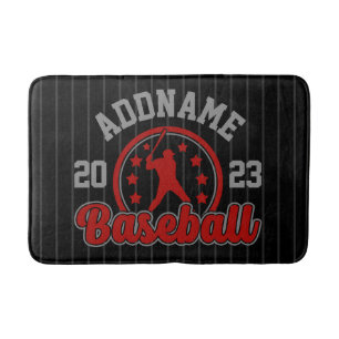 Gepersonaliseerde NAAM Baseball Team Speler Game Badmat