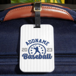 Gepersonaliseerde NAAM Baseball Team Speler Game Bagagelabel