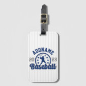 Gepersonaliseerde NAAM Baseball Team Speler Game Bagagelabel (Voorkant (verticaal))