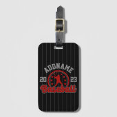 Gepersonaliseerde NAAM Baseball Team Speler Game Bagagelabel (Voorkant (verticaal))