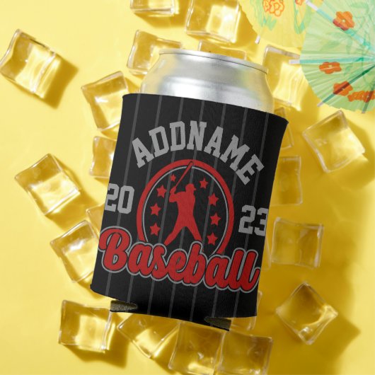 Gepersonaliseerde NAAM Baseball Team Speler Game Blikjeskoeler (Insitu Zomer)
