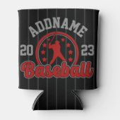 Gepersonaliseerde NAAM Baseball Team Speler Game Blikjeskoeler (Voorkant)