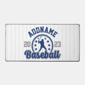 Gepersonaliseerde NAAM Baseball Team Speler Game Bureaumat (Voorkant)