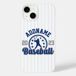Gepersonaliseerde NAAM Baseball Team Speler Game Case-Mate iPhone 14 Hoesje