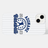 Gepersonaliseerde NAAM Baseball Team Speler Game Case-Mate iPhone Case (Achterkant (horizontaal))
