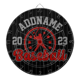 Gepersonaliseerde NAAM Baseball Team Speler Game Dartbord