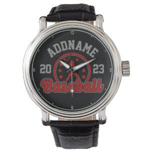 Gepersonaliseerde NAAM Baseball Team Speler Game Horloge