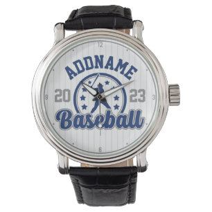 Gepersonaliseerde NAAM Baseball Team Speler Game Horloge