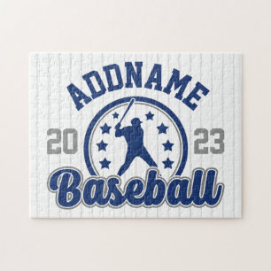 Gepersonaliseerde NAAM Baseball Team Speler Game Legpuzzel
