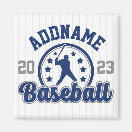 Gepersonaliseerde NAAM Baseball Team Speler Game Magneet