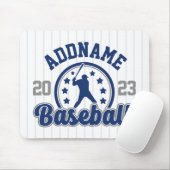 Gepersonaliseerde NAAM Baseball Team Speler Game Muismat (Met muis)