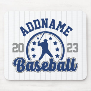 Gepersonaliseerde NAAM Baseball Team Speler Game Muismat