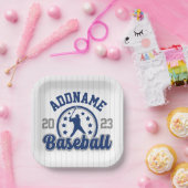 Gepersonaliseerde NAAM Baseball Team Speler Game Papieren Bordje (Feest)