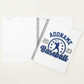 Gepersonaliseerde NAAM Baseball Team Speler Game Planner (Display)