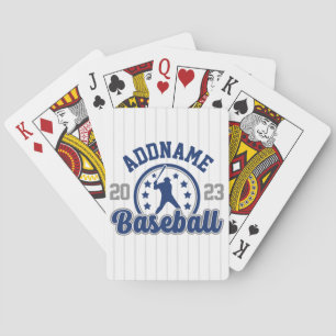 Gepersonaliseerde NAAM Baseball Team Speler Game Pokerkaarten