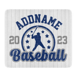Gepersonaliseerde NAAM Baseball Team Speler Game Snijplank