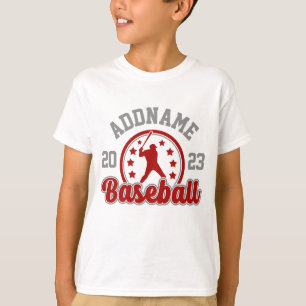 Gepersonaliseerde NAAM Baseball Team Speler Game T-shirt
