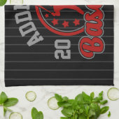 Gepersonaliseerde NAAM Baseball Team Speler Game Theedoek (Gevouwen)