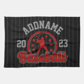 Gepersonaliseerde NAAM Baseball Team Speler Game Theedoek (Horizontaal)