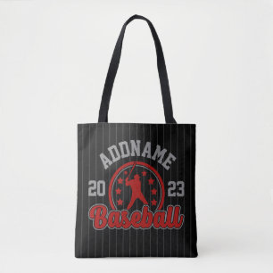 Gepersonaliseerde NAAM Baseball Team Speler Game Tote Bag