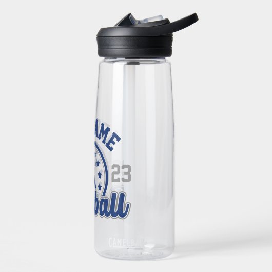 Gepersonaliseerde NAAM Baseball Team Speler Game Waterfles (Links)