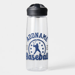 Gepersonaliseerde NAAM Baseball Team Speler Game Waterfles