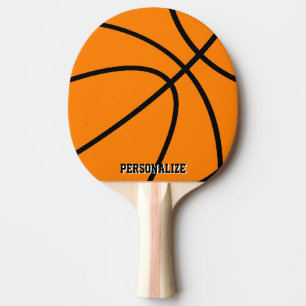 Gepersonaliseerde naam basketbal ping pong paddle tafeltennisbatje