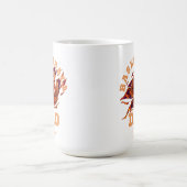 Gepersonaliseerde naam basketbal vader vaders dag koffiemok (Center)