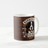 Gepersonaliseerde naam Berner Dog Dad - Berner Dad Koffiemok (Voorkant rechts)